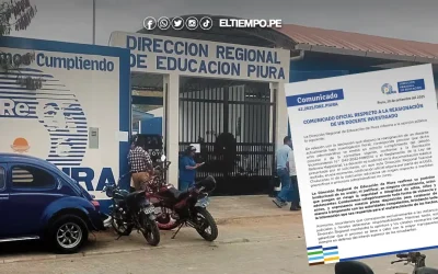 DRE Piura alega que no fue notificada sobre docente investigado por el Ministerio Público