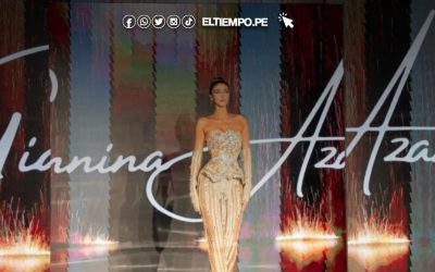 Ex Miss Perú Universo Alessia Rovegno sorprende en desfile de Giannina Azar en el New York Fashion Week