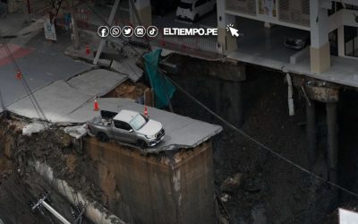 Tailandia: Gigantesco socavón en Bangkok obliga a evacuar hospital y suspender tránsito