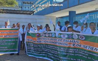 Piura: Huelga indefinida en EsSalud obliga a reprogramar más de 1.500 citas al día