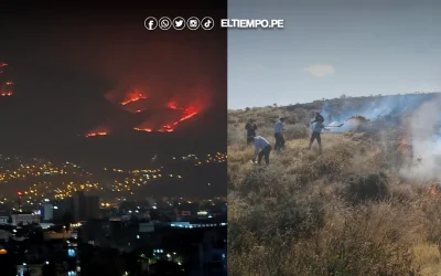 Arequipa: Incendio en el Misti sigue activo y arrasó con 48 hectáreas de áreas naturales