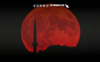 A qué hora ver la Luna de Sangre de setiembre 2025 en Perú