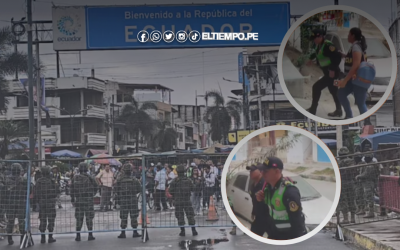 Detienen a cinco policías en la frontera Perú-Ecuador por cobrar coimas en paso ilegal de mercancía