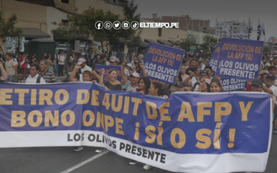 Retiro AFP 2025: Nueva protesta exige al Congreso aprobar liberación de fondos