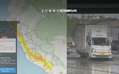 Senamhi pronostica lluvias para Lima, Piura y otras regiones de la costa en plena primavera