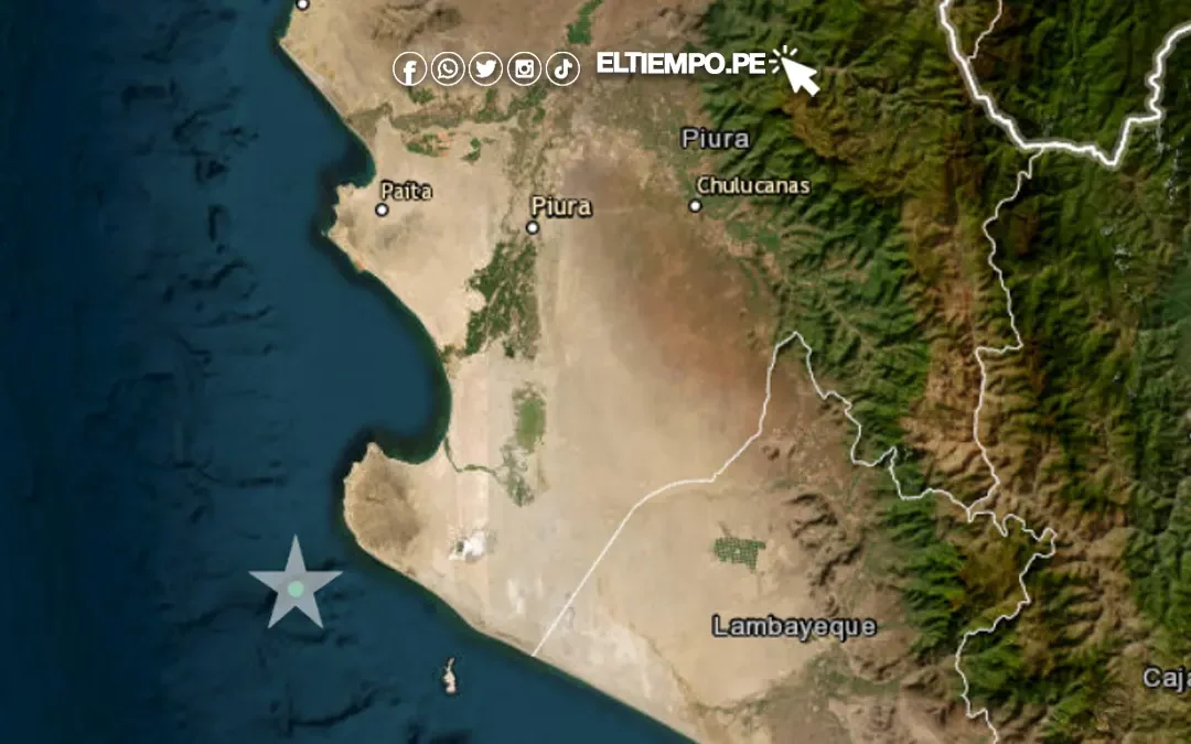 Sismo de 4.8 en Jaén asusta a los piuranos