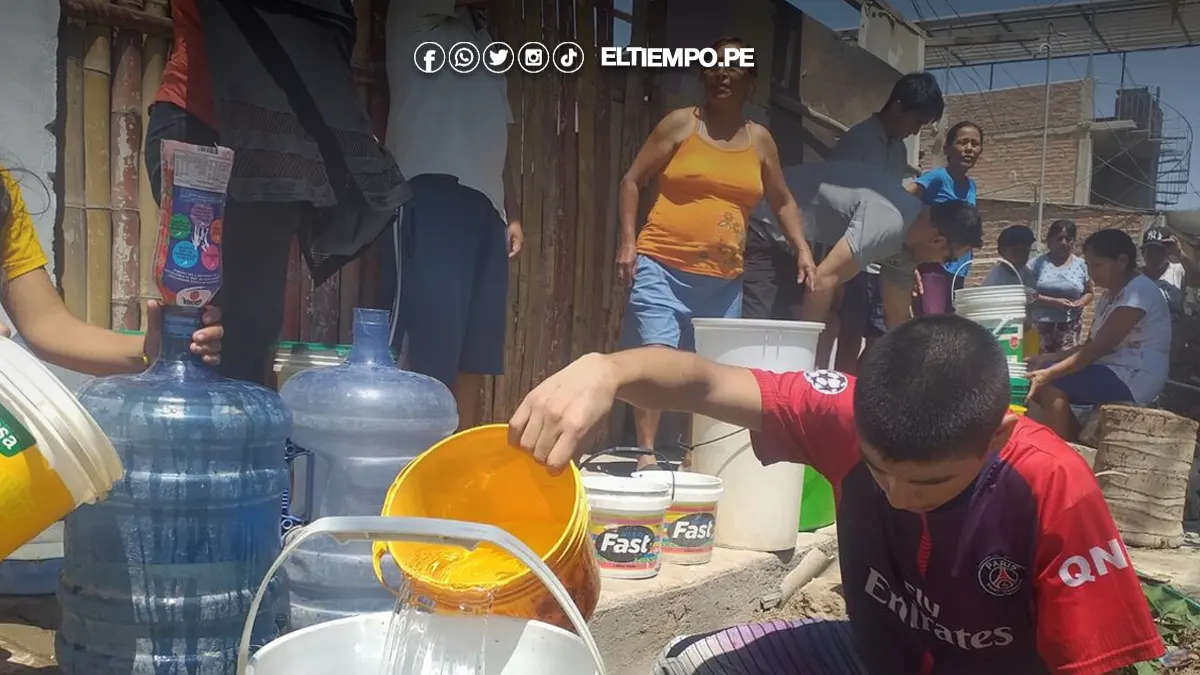 Solo el 16% de la población piurana accede a agua potable todo el día Solo el 16% de la población piurana accede a agua potable todo el día