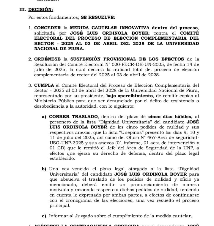 UNP,Piura,elecciones unp,elecciones unpa 2025