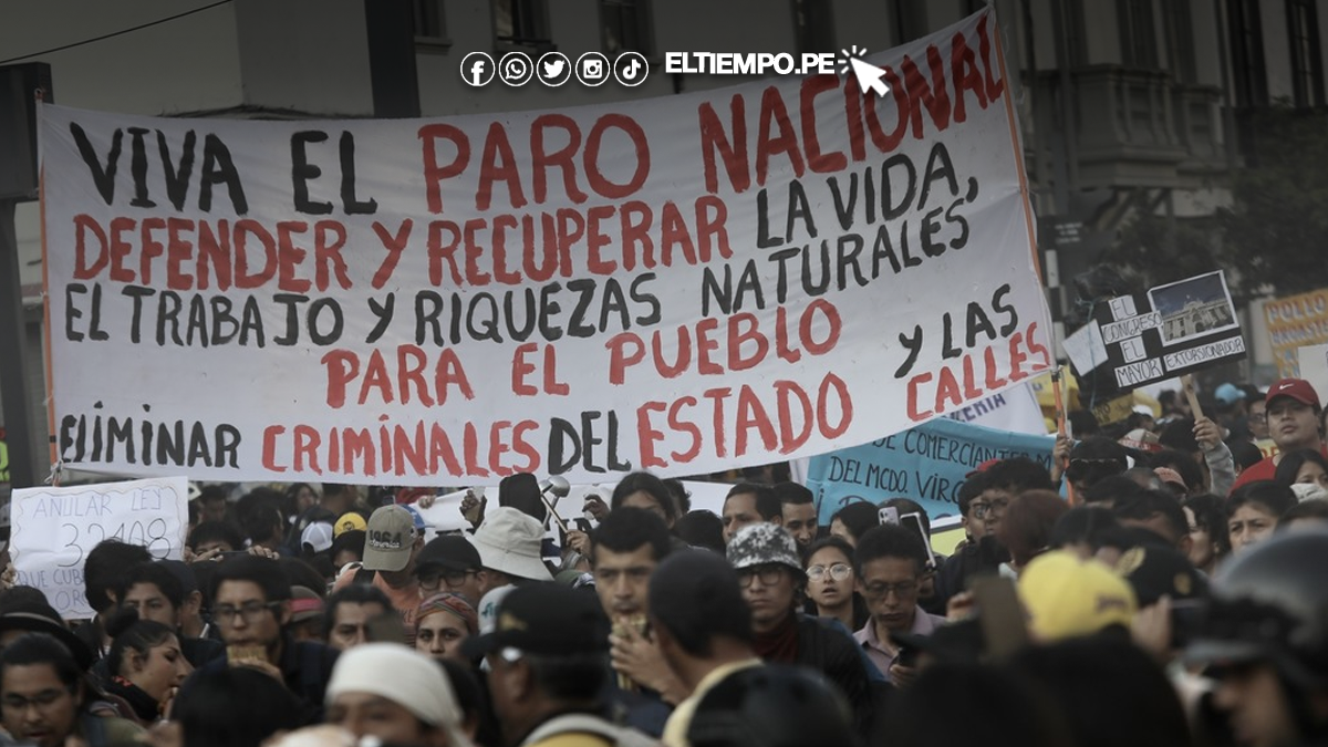 Anuncian nuevo paro nacional este 15 de octubre Anuncian nuevo paro nacional este 15 de octubre