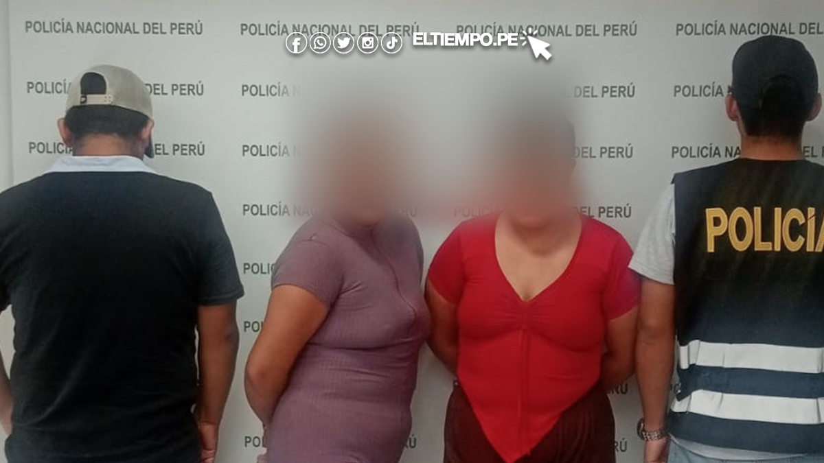 Caen presuntas extorsionadoras Caen presuntas extorsionadoras