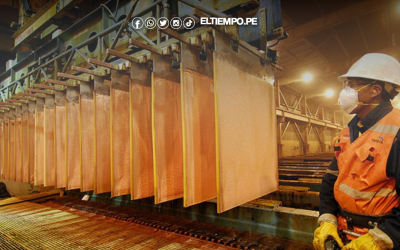 Cobre lidera exportaciones del Perú y concentra 30 % del valor total en 2025