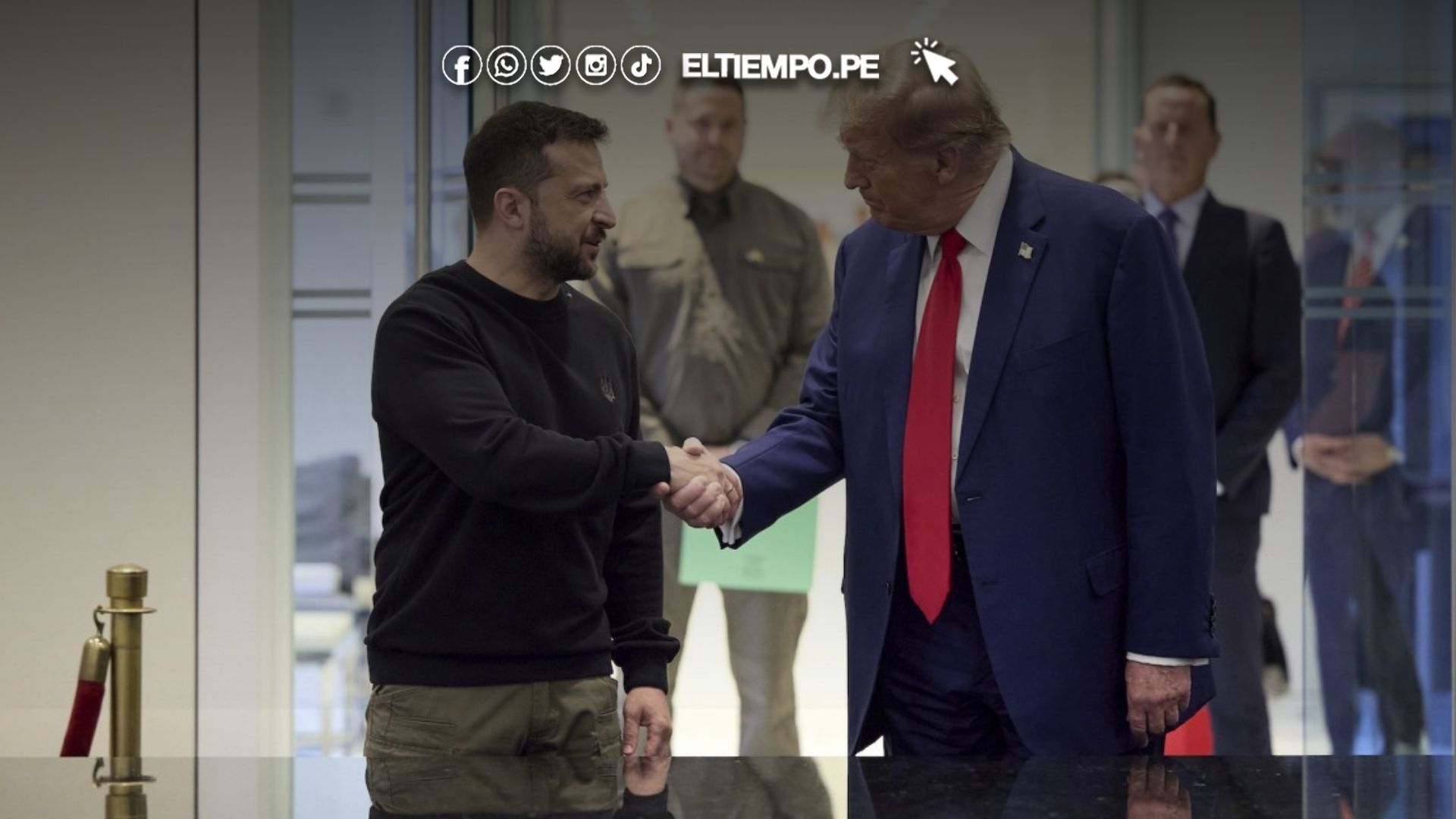 Donald Trump y Presidente de Ucrania