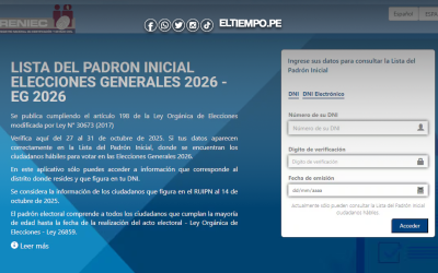 Experto advierte grave exposición de datos del Padrón Electoral y responsabiliza al Congreso y Reniec