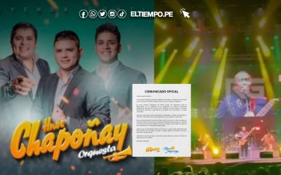 Hermanos Chapoñay se disculpan tras difundir por error la falsa muerte de integrante de Agua Marina