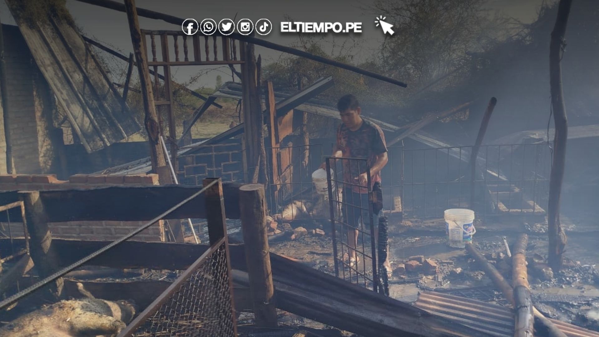 Incendio en catacaos