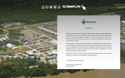 Cusco: Tres tripulantes mueren en accidente de helicóptero en planta de gas de Malvinas