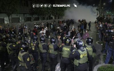 84 policías resultaron heridos durante las protestas en Lima
