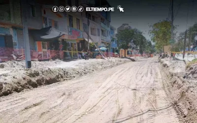 Obras en la avenida Sullana culminarían en la quincena de diciembre