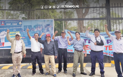 Docentes marcharán por mejoras laborales en UNP