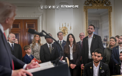 Donald Trump recibió a rehenes israelíes que estuvieron cautivos del grupo terrorista Hamas en Gaza