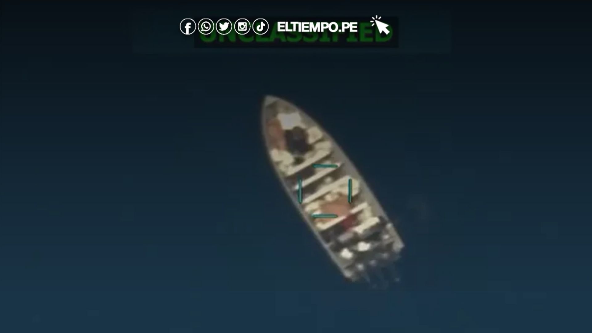 Estados unidos hunde barcos