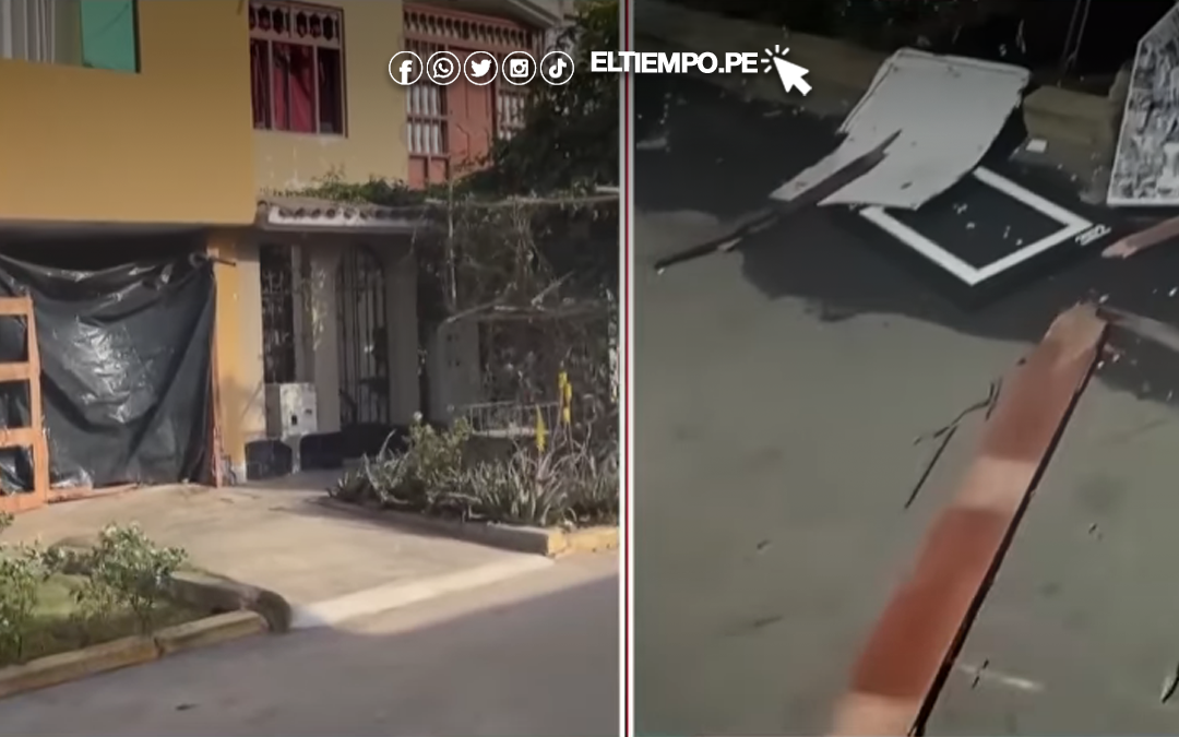 Explosión en La Rinconada deja 17 viviendas afectadas en presunto caso de extorsión en Trujillo