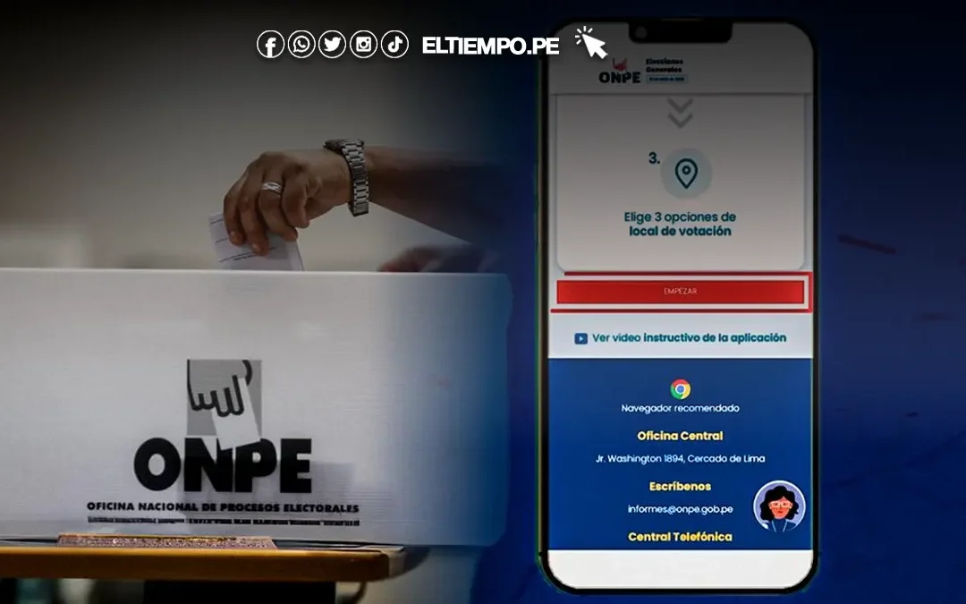 Elige dónde votar en Elecciones 2026: El plazo para hacerlo vence el 14 de diciembre