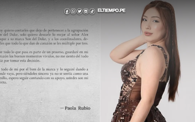 Paola Rubio anuncia su salida de Son del Duke
