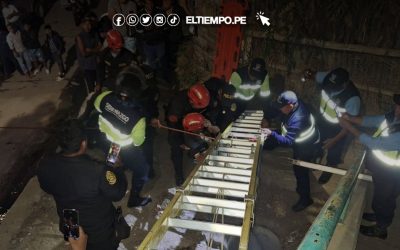 Sullana: Hombre cae a un buzón de desagüe cerca del Puente Integración, en el sector del Canal Vía