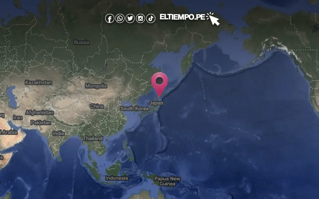 Descartan tsunami para el Perú tras fuerte sismo de 7,6 en Japón