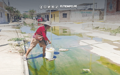 Sullana: Las Palmeras, entre aguas pestilentes