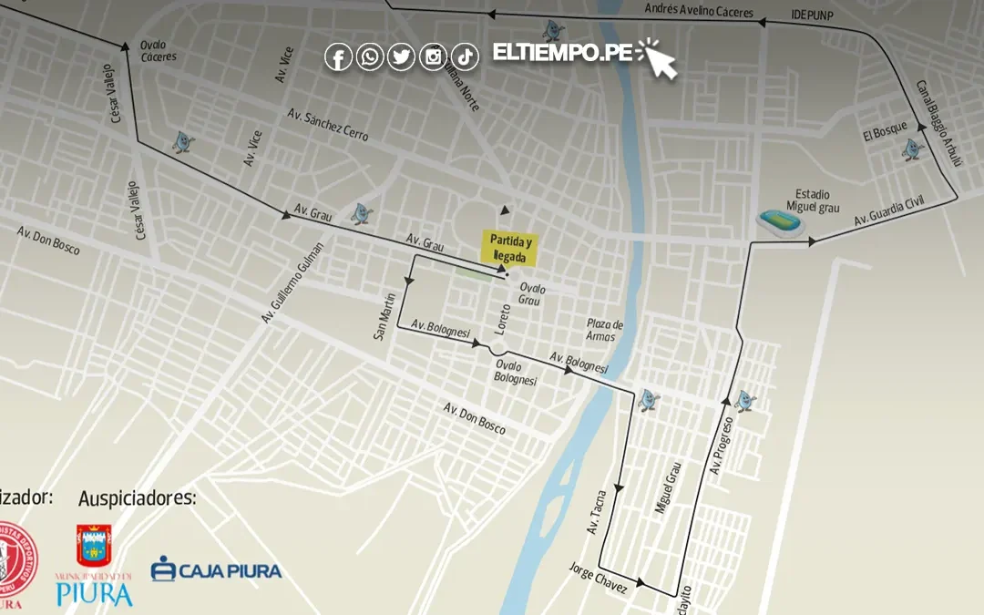 21K con ruta renovada en la Maratón de Piura