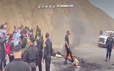 Talara: Bloqueos y cierre de comercios en protesta contra privatización