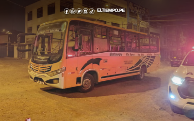 Bus de transporte es atacado a balazos en Jicamarca y chofer resulta herido ante pasajeros