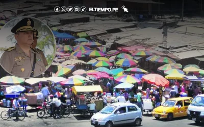 Piura: Solicitará apoyo a nuevo jefe policial para recuperar vías del Complejo de Mercados