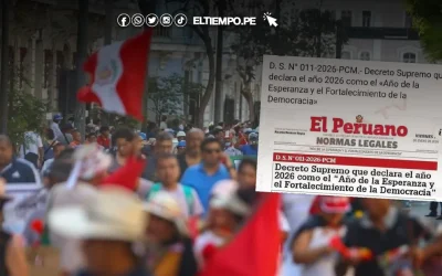 Gobierno declara el 2026 como el “Año de la esperanza y el fortalecimiento de la democracia”