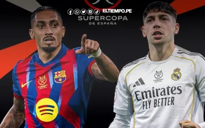 Real Madrid vs. Barcelona: Canales para ver hoy la final de la Supercopa de España