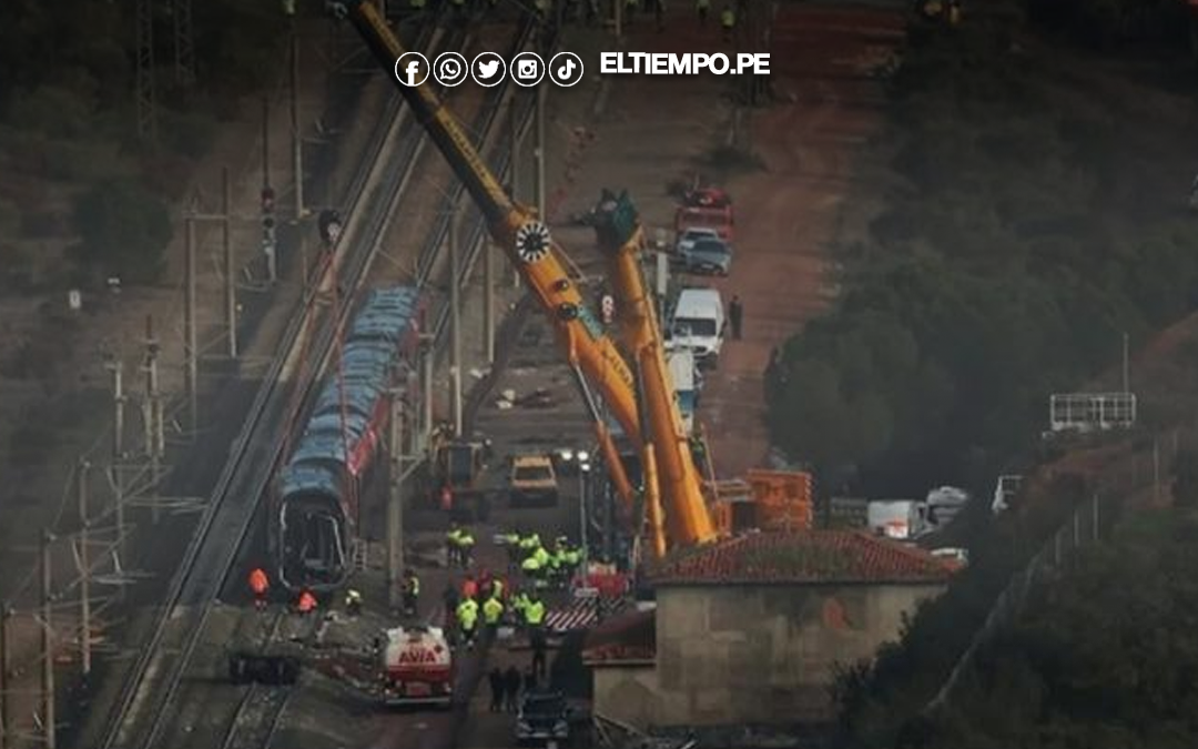 España: Tercer choque de tren metropolitano con grúa en Murcia deja varios heridos