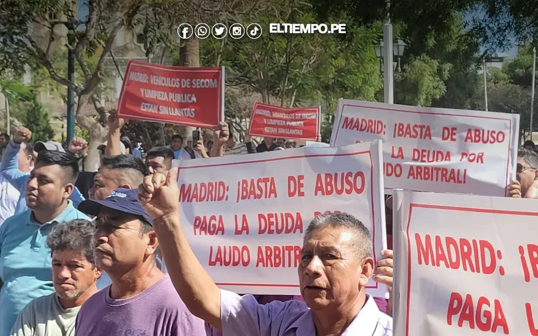 Descontarán sueldo a municipales de Piura por participar en el paro de 48 horas