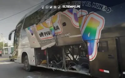Chofer de Armonía 10: “El bus se levantó, cayó duro y salimos corriendo con mi compañero”