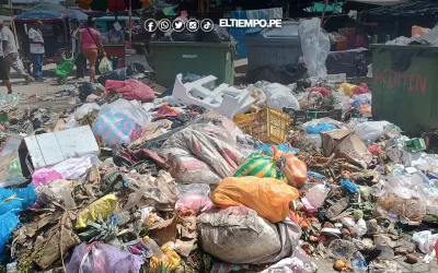 Mercado de Piura es un basural: montículos de residuos se acumulan en varios puntos