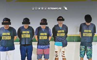 Sullana: Caen cinco sujetos con municiones