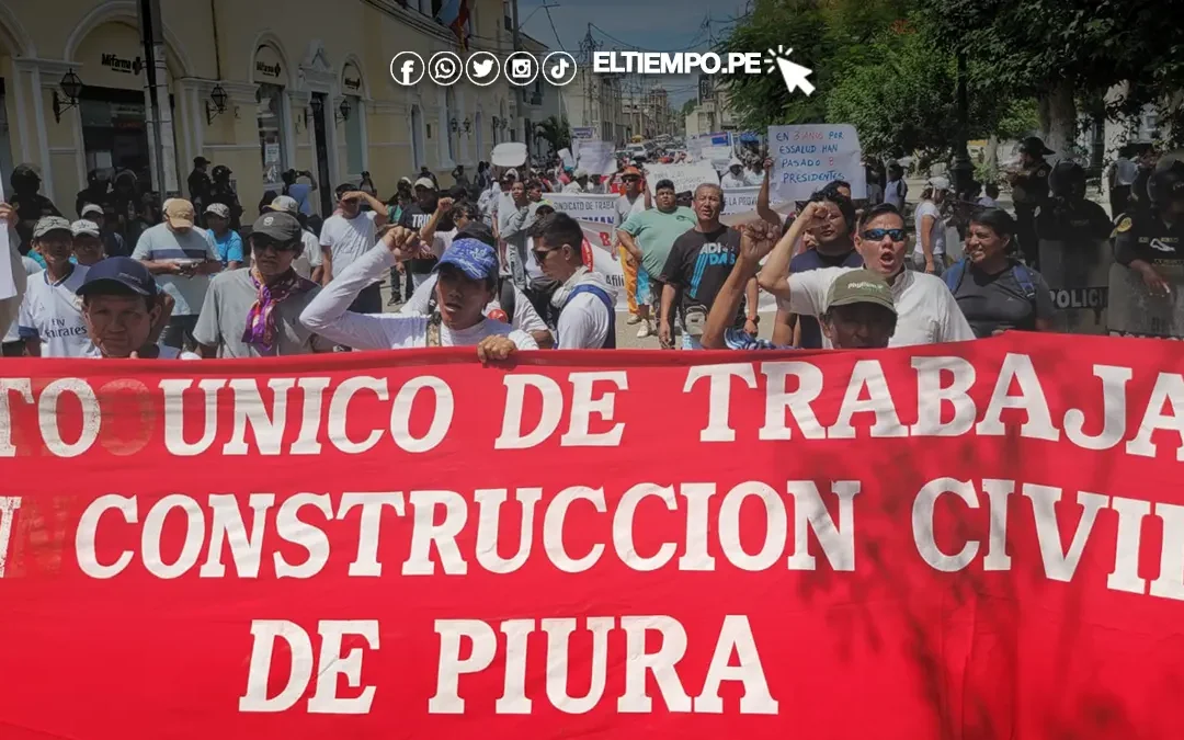 Piura: El 20% de obreros está desempleado en el sector construcción civil
