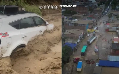 Máncora soporta intensa lluvia y tormenta eléctrica: reportan apagón y daños