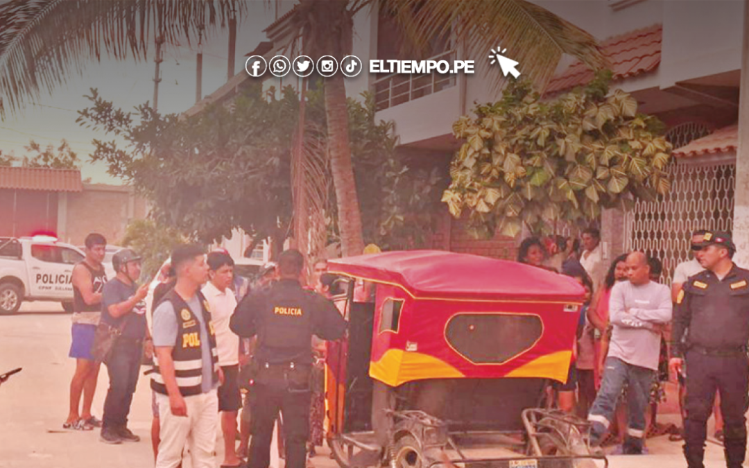 Sullana: Matan de 10 tiros a un mototaxista frente a amigos