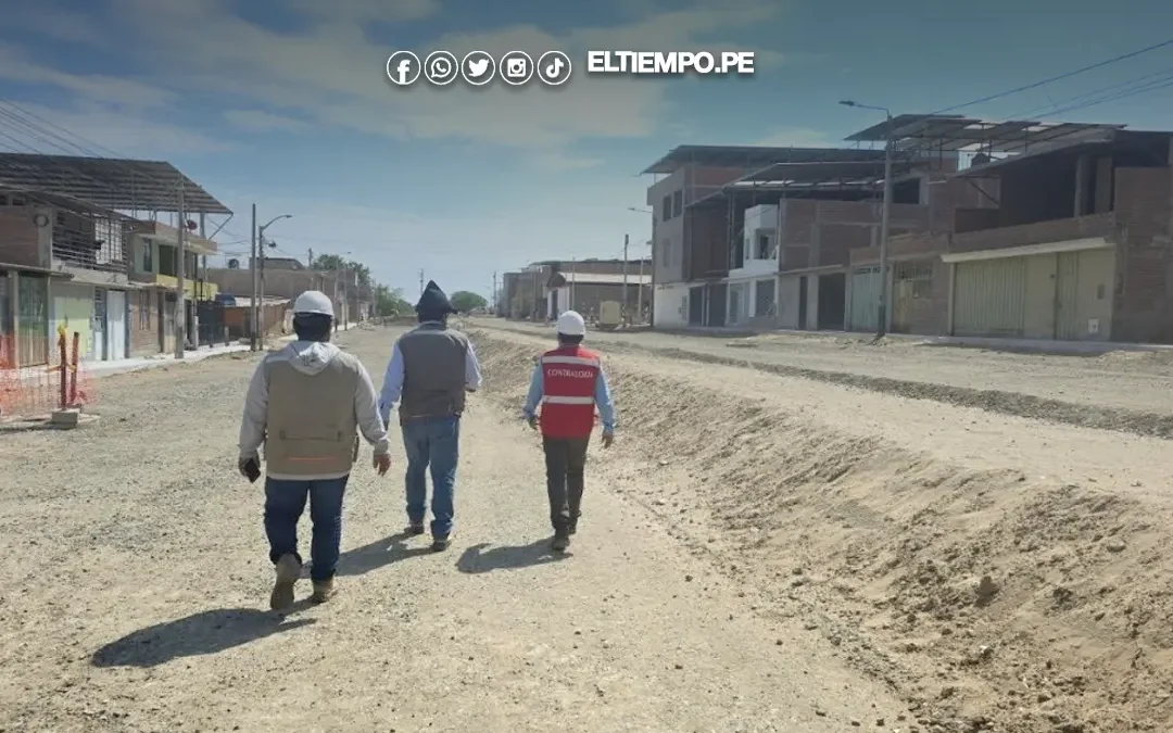 Piura: Advierten falta de supervisor y deficiencias en obra vial de S/ 17 millones