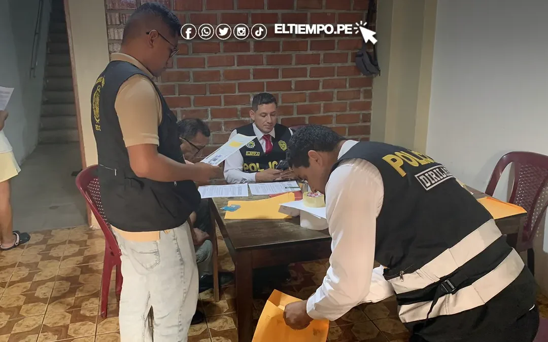 Allanan Comisaría de Talara y siete predios por presuntos nexos con red criminal