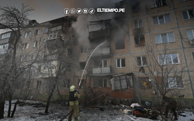 Rusia lanza contra Ucrania más de 300 drones y dos misiles hipersónicos