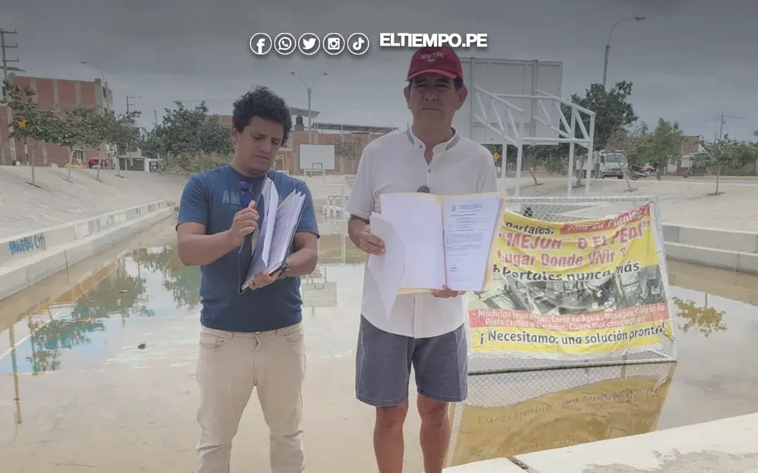 Vecinos reclaman por inundaciones por deficiente drenaje pluvial en La Planicie