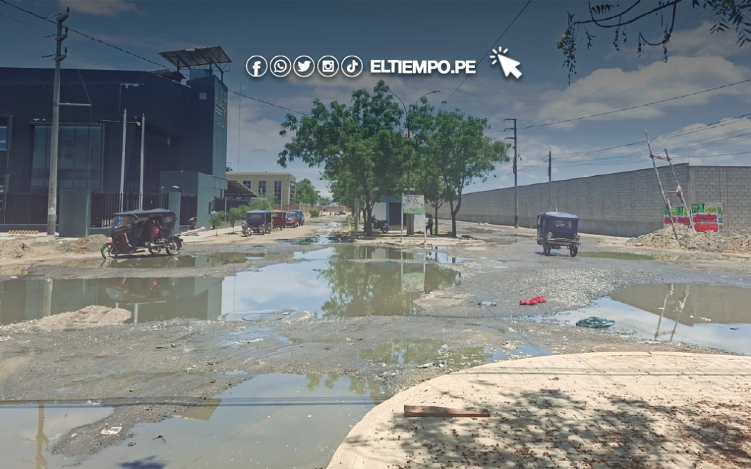 Sullana: 3 mil familias viven entre lagunas de aguas negras